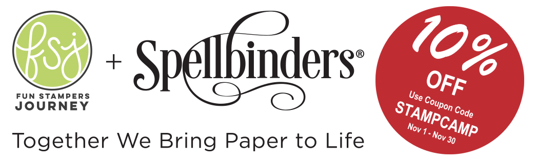 Fun Stampers Journey and Spellbinders Store at the stamp camp, glendasblog