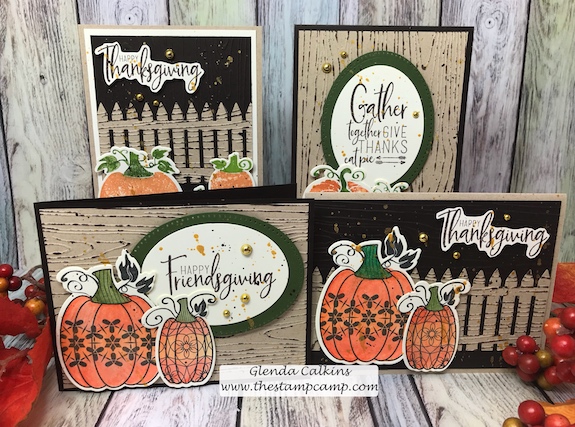 Martha's Pumpkins, Fun Stampers Journey, glendasblog, the stamp camp