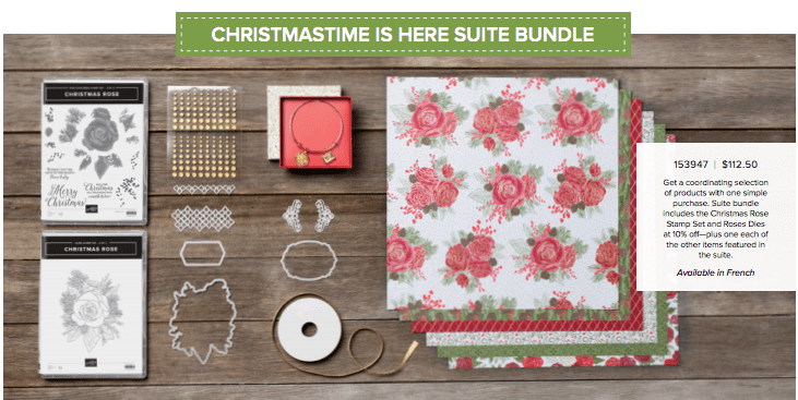 This is the Christmastime Suite from Stampin' Up! create gorgeous Christmas cards but great for multiple occasions as well. Details on my blog here: