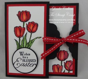 Blessed Easter Scallop Closure
