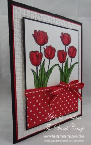 Red Blessed Easter Tulips