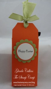 Chocolate Bunny Treat Holder