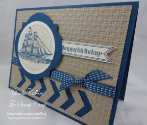 Open Sea Chevron Border Punch