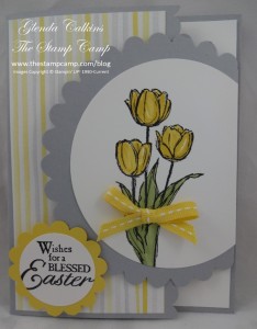 Scallop Circle Blessed Easter Closure