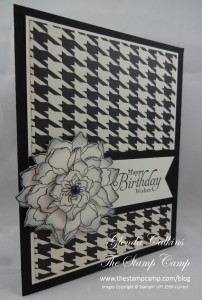 Stampin' Up! Peaceful Petals Black and Vanilla