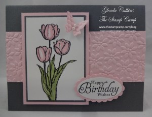 Blessed Easter Pink Tulips