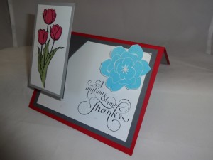 The boy's make today's card