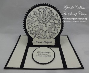 Regarding Dahlias Center Panel Easel