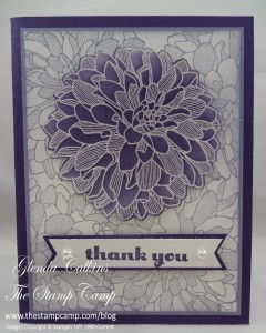 Regarding Dahlias Emboss Resist