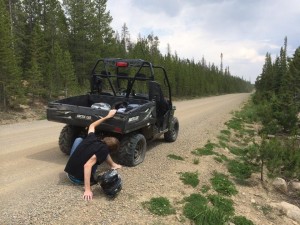 Neil with 4 wheeler