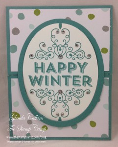 Wintertime Interlocking Opening Card