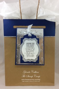Foil Stars card with bag