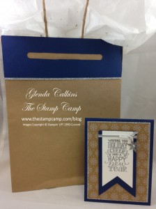 New Year Card with Bag