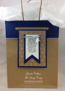 New Year cardbag