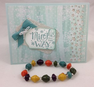 card and bracelet