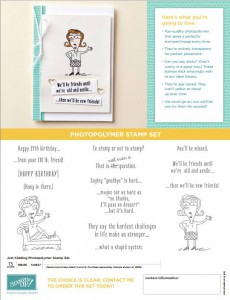 Jusk Kidding Photopolymer Stamp Set