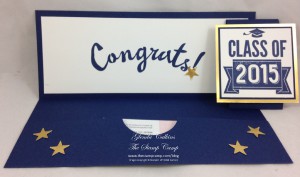 Graduation Money Holder Inside Class of 2015