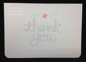 Thank You Stampin' Success