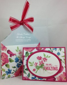 double pocket Painted Petals