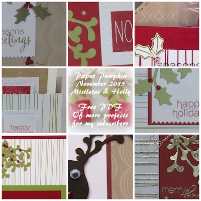 Paper Pumpkin Mistletoe & Holly copy