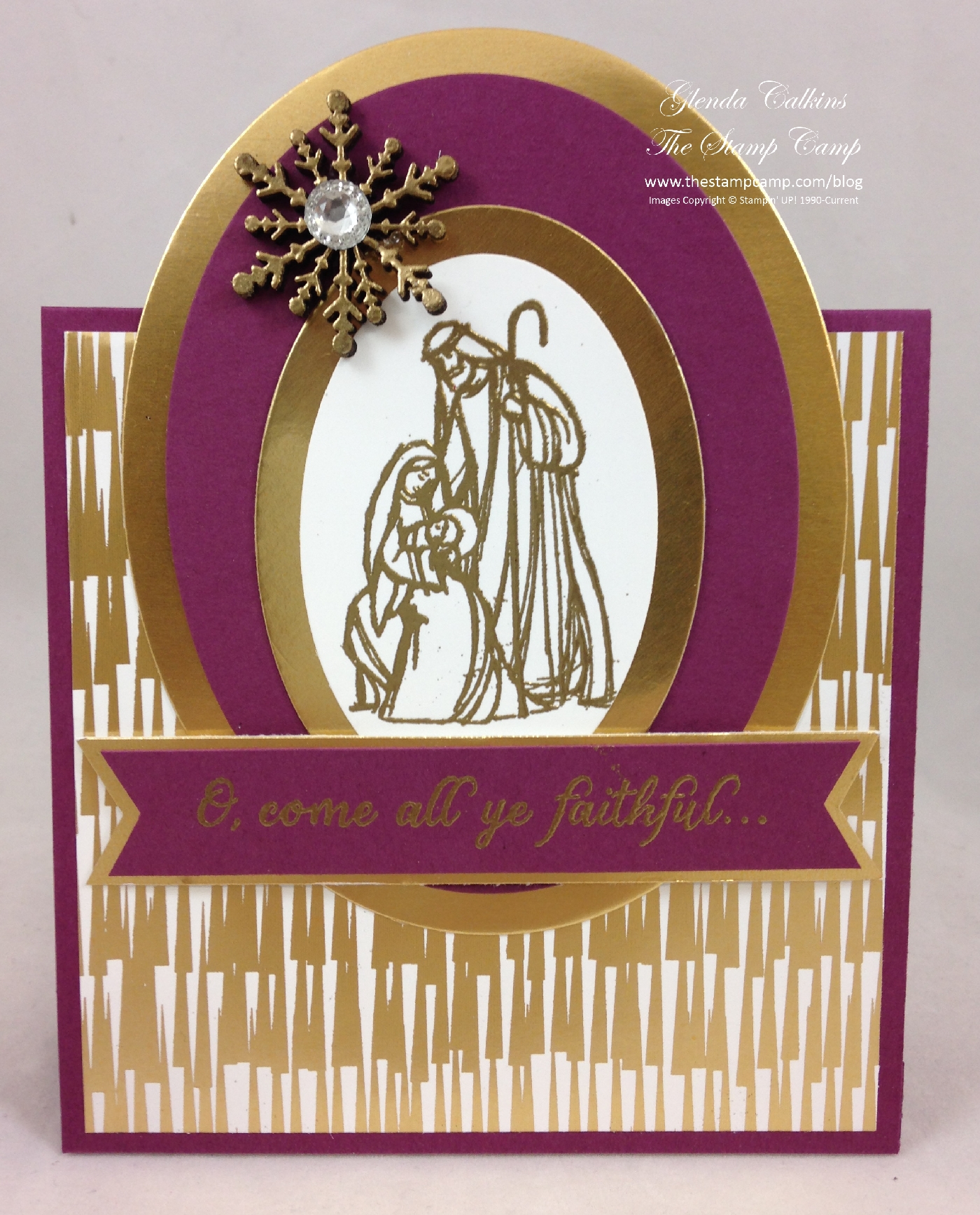 Stampin' Up! All Ye Faithful - Project Bonus #3
