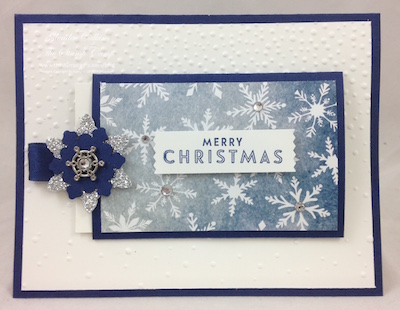 Stampin' Up! Snow Flurry punch