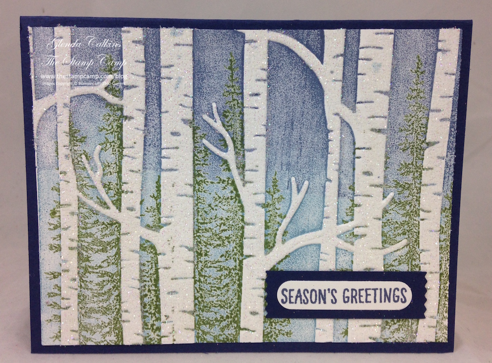 Tuesday's Tips & Techniques - Stamped Embossed Backgrounds