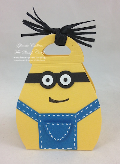 Minion Valentine Treat Holder