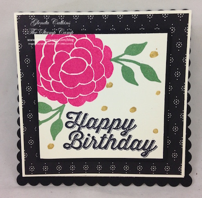 Bountiful Border Easel Card