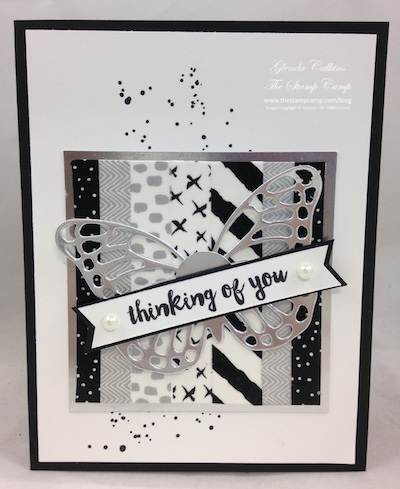 Stampin' Up! Butterflies Thinlits and Everyday Chic Designer Washi Tape