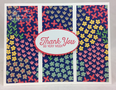 Stampin' Up! DSP Final Scrap Card!
