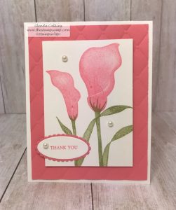 It's Sale-a-bration time with Stampin' Up! and what does that mean? Why a Free Sale-a-bration item with every $50.00 order. This is just one of the lovely stamp sets you can choose from. #stampinup #thestampcamp #saleabration #lastinglily