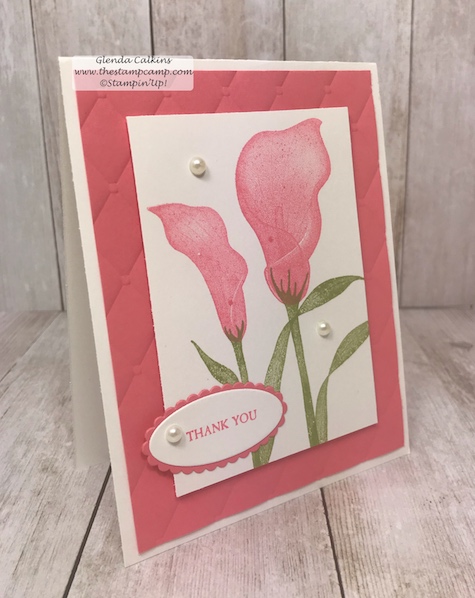 It's Sale-a-bration time with Stampin' Up! and what does that mean? Why a Free Sale-a-bration item with every $50.00 order. This is just one of the lovely stamp sets you can choose from. #stampinup #thestampcamp #saleabration #lastinglily