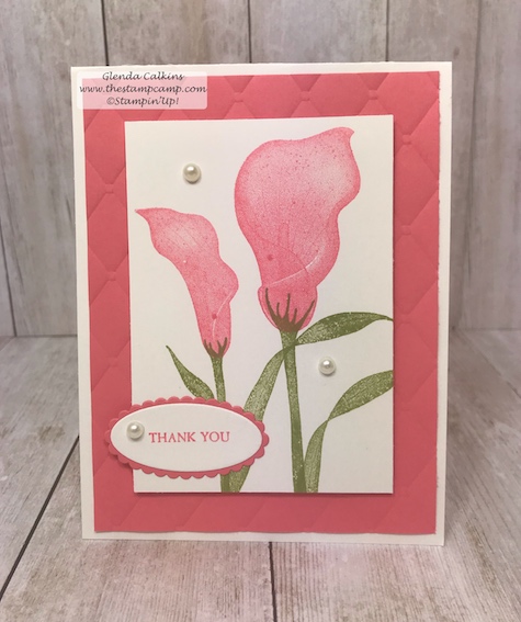 It's Sale-a-bration time with Stampin' Up! and what does that mean? Why a Free Sale-a-bration item with every $50.00 order. This is just one of the lovely stamp sets you can choose from. #stampinup #thestampcamp #saleabration #lastinglily