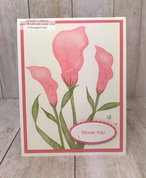 It's Sale-a-bration time with Stampin' Up! and what does that mean? Why a Free Sale-a-bration item with every $50.00 order. This is just one of the lovely stamp sets you can choose from. #stampinup #thestampcamp #saleabration #lastinglily