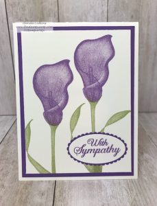 It's Sale-a-bration time with Stampin' Up! and what does that mean? Why a Free Sale-a-bartion item with every $50.00 order. This is just one of the lovely stamp sets you can choose from. #stampinup #thestampcamp #saleabration #lastinglily