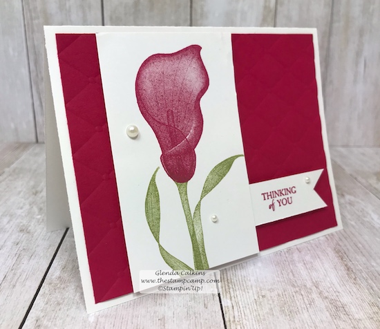 It's Sale-a-bration time with Stampin' Up! and what does that mean? Why a Free Sale-a-bration item with every $50.00 order. This is just one of the lovely stamp sets you can choose from. #stampinup #thestampcamp #saleabration #lastinglily