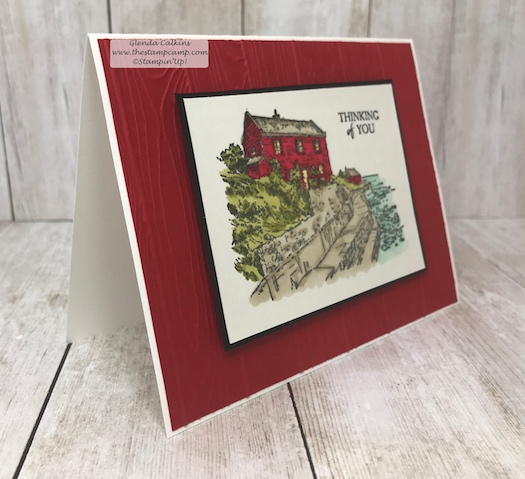This is the By the Bay stamp set from Stampin' Up! FREE with a min. $50.00 order. Details on my blog: www.thestampcamp.com available until the end of March 2019 #stampinup #thestampcamp #saleabration #bythebay