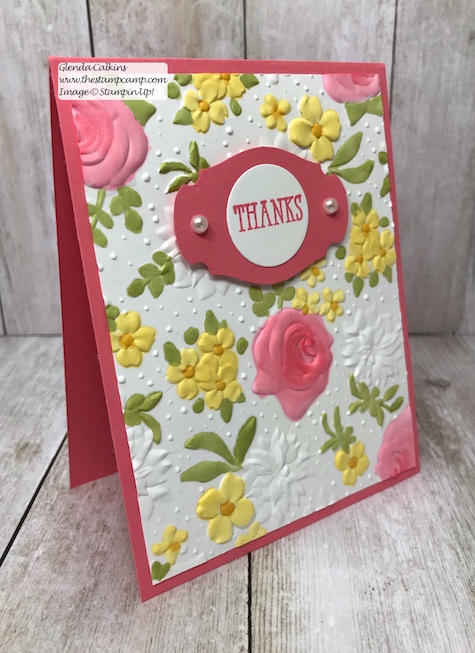 Country Floral Embossing Folder Techniques - The Stamp Camp