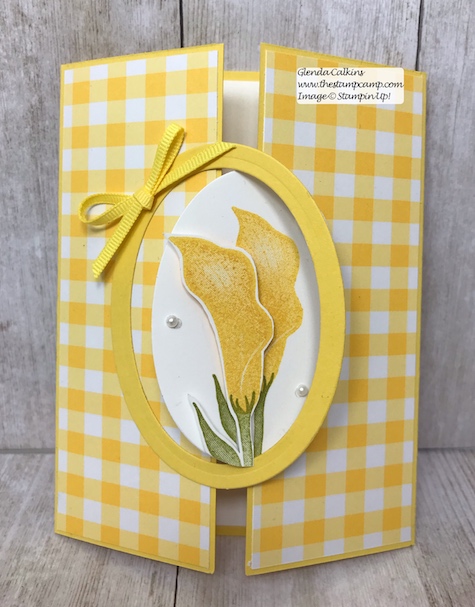 This is the last week you can get the Lasting Lilly stamp set for FREE through Stampin' Up! Sale-a-bration ends March 31. Details on my blog: www.thestampcamp.com #stampinup #saleabration #thestampcamp #cards
