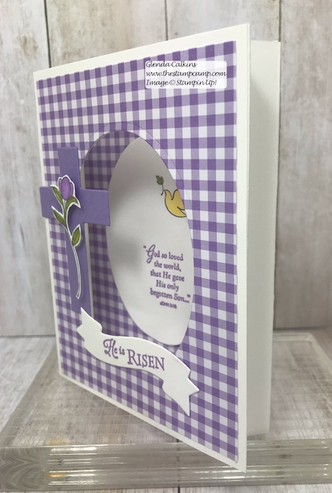 His Grace and the Cross of Hope framelits pair well together and is my featured stamp set for March. Details on my blog: www.thestampcamp.com #stampinup #thestampcamp #Easter #cards