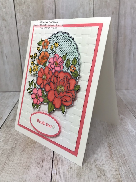 Multi-colored Lovely Lattice using the Blends from Stampin' Up! The Lovely Lattice stamp set is free with a min. $50.00 order. See my blog for details: www.thestampcamp.com Deal ends March 2019 #thestampcamp #stampinup #saleabration