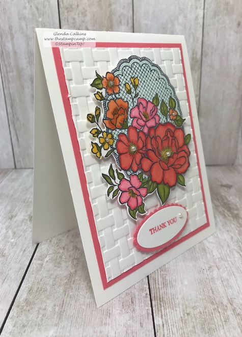Multi-colored Lovely Lattice using the Blends from Stampin' Up! The Lovely Lattice stamp set is free with a min. $50.00 order. See my blog for details: www.thestampcamp.com Deal ends March 2019 #thestampcamp #stampinup #saleabration