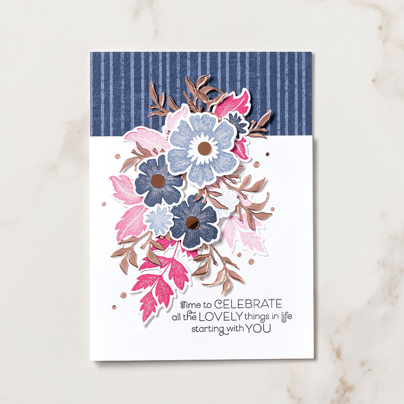 This is a different type Kit from Stampin' Up! You can create boxes, bags, cards or scrapbook pages using this kit. Details on my blog: www.thestampcamp.com #cardkit, #stampinup #thestampcamp