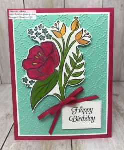 Painting with Shimmer Paint by Glenda Calkins