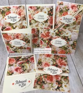 One Gorgeous Printed Paper Equals 7 Beautiful Cards