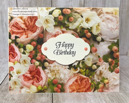 Let the beauty of the Designer Series Papers be the focal point and do the work for your cards.  Visit my blog: www.thestampcamp.com #thestampcamp #stampinup #wedding #handmadecards