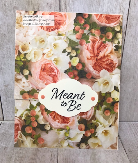 Let the beauty of the Designer Series Papers be the focal point and do the work for your cards.  Visit my blog: www.thestampcamp.com #thestampcamp #stampinup #wedding #handmadecards