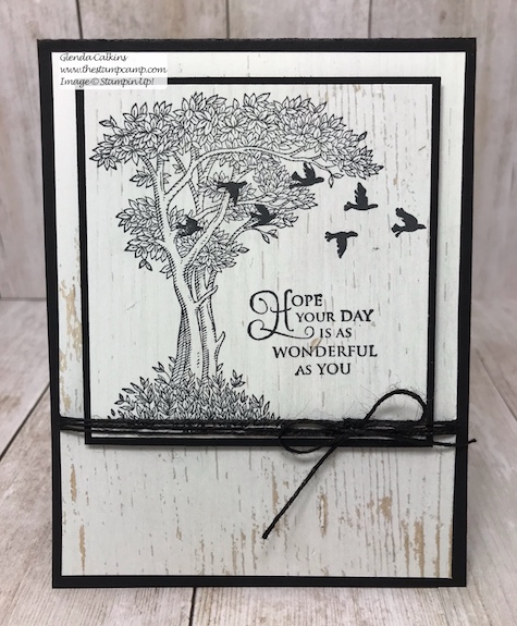 This is the Golden Afternoon stamp set from Stampin' Up! It is the perfect set to do the Faux Mother of Pearl technique with. Details: www.thestampcamp.com #stampinup #thestampcamp #techniques #cards