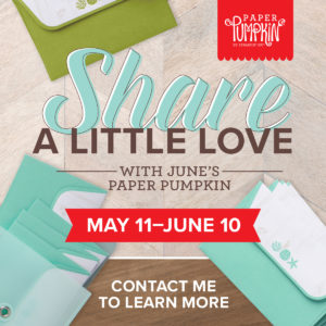 June's Paper Pumpkin Kit is Spread Kindness